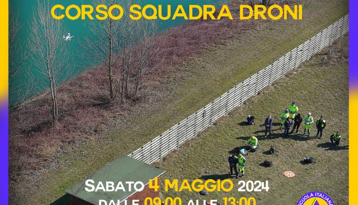 20240318 - Piacenza - SIPC03-SPE200 - Squadra DRONI in attività di P.C